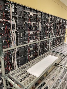 屋内壁付け施工7