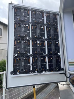 1枚構成パネルの取付け