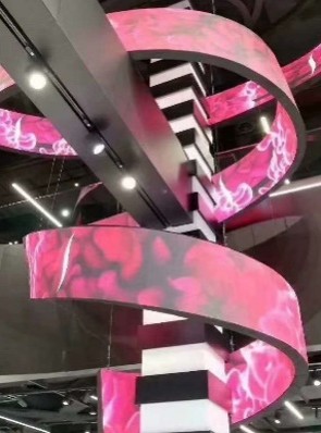 螺旋型LEDデザイン